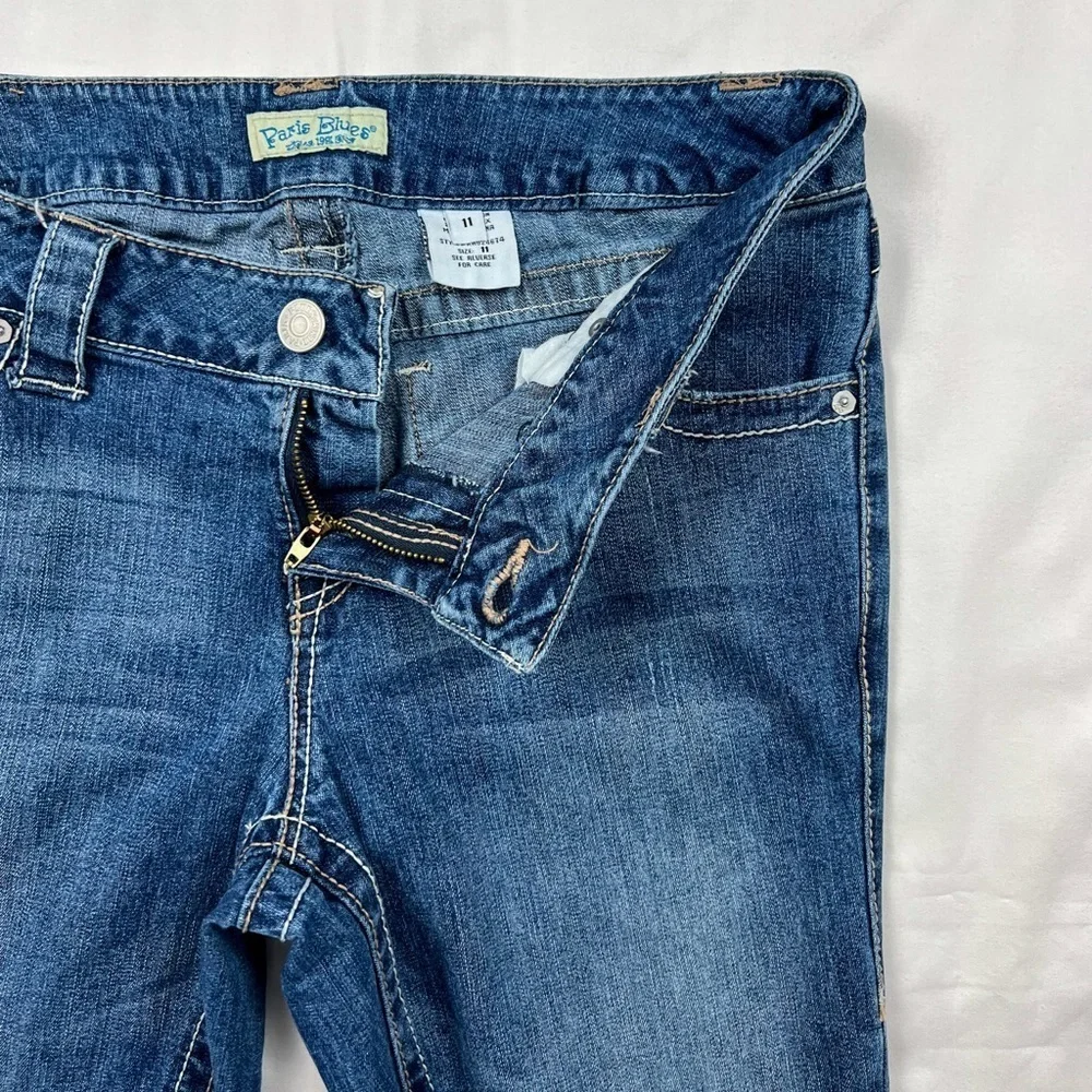 Y2K Paris Blues Low Rise Flare Jeans
